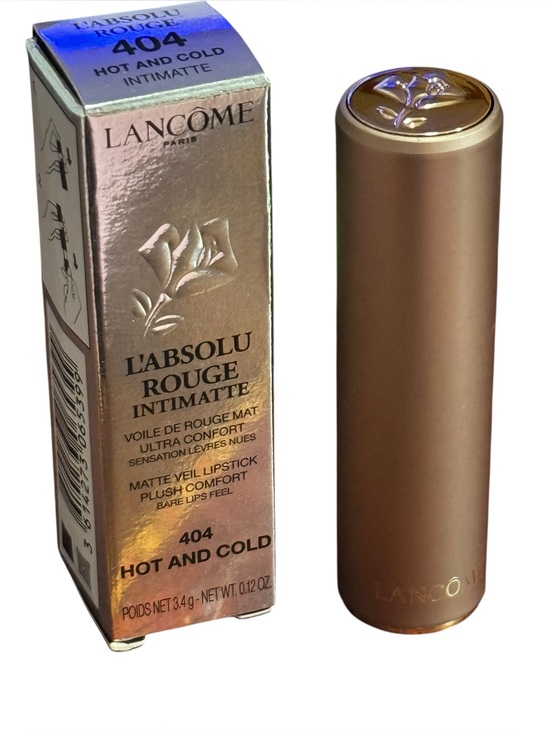 Lancome Other - Lancôme L'Absolu Rouge Intimatte Soft Matte Lipstick Hot & Cold 404 0.12oz New